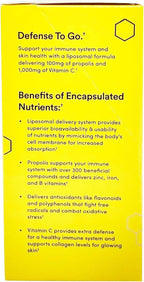 Beekeepers Naturals Liposomal Propolis with Vitamin C 12 Count, 0.27 FZ