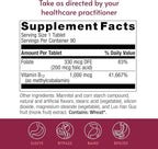 Bariatric Advantage SpeedyMelts B12 1000 mcg - Fast Melting with 200 mcg of Folic Acid for Nutritional Support* - Peppermint - 90 Count