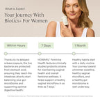 Stonehenge Health Biotics for Women Probiotic 70 Billion CFU, 24 Strains + Prebiotic Fiber, Weight Management, Focus & Mood, Digestive, Vaginal & Immune Support, Non-GMO, 30 Delayed-Release Veg Caps