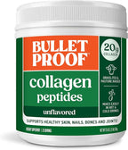 Bulletproof Unflavored Collagen Peptides Powder, 20g Grass-Fed Collagen Protein and Amino Acids for Skin, Bones and Joints, 17.6 Ounces