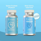 UltiChill Stress Relief Supplement, Non-Drowsy | for Enhanced Mood, Immune Booster & Sleep Support | Magnesium Glycinate, Vitamin B6, KSM-66 Ashwagandha, Turmeric & 5-HTP | Non-GMO, 60 Count