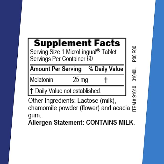 Superior Source Extra Strength Melatonin - Melatonin Supplement for Adults - Natural Sleep & Relaxation Support Formula - 25 mg, Instant Dissolve Tablets