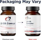 Designs for Health LV-GB Complex - Liver Detox Supplements for Gallbladder Support with Milk Thistle, Artichoke, Vitamins + Ox Bile - Supports Bile Flow + Toxin Elimination (90 Capsules)
