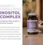 Femositol® Myo-Inositol & D-Chiro Inositol Complex Supplement - Clinically Validated 40:1 Ratio (Vitamin B8)| Hormonal Balance & Healthy Ovarian Function Support (90 Capsules – 30 Servings)