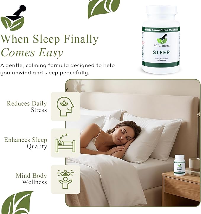 Sleep - Natural Sleep Aids for Adults with l theanine Supplement, Ashwagandha, Magnesium, Valerian Root, Melatonin - Non-Habit Forming Formula for Rejuvenating - 90 Capsules (Pack of 3)
