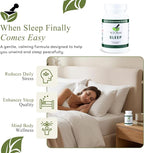 Sleep - Natural Sleep Aids for Adults with l theanine Supplement, Ashwagandha, Magnesium, Valerian Root, Melatonin - Non-Habit Forming Formula for Rejuvenating - 30 Capsules (Pack of 1)