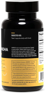 LEGION KSM-66® Ashwagandha Root Extract - Ashwagandha Root Powder Supplement to Improve Your Mood, Sleep & Athletic Performance - Extra Strength Ashwagandha Root Extract (60 Servings)