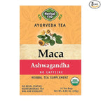 Herbal Cup Ayurveda Maca Tea, Organic Ashwagandha, No Caffeine Herbal Teas (16 Count, Pack of 3)
