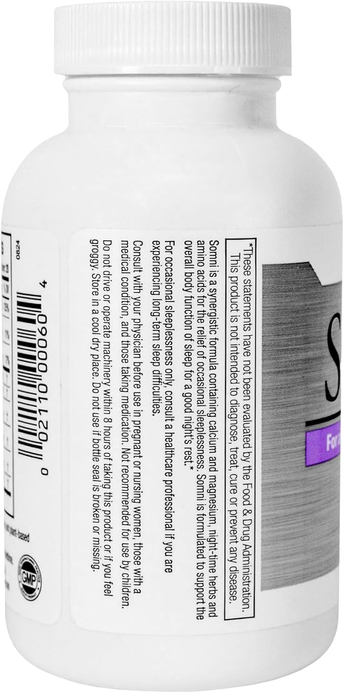 Lane Innovative - Somni, Sleep Aid Supplement, Promotes Relaxation & Balance, Helps Combat Occasional Stress, Rich in Essential Vitamins & Herbal Extracts, Supports More Restful Sleep (20 Servings)