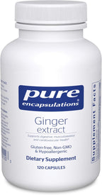 Pure Encapsulations Ginger Extract | Supplement to Support the Digestive, Musculoskeletal, and Cardiovascular Systems* | 120 Capsules