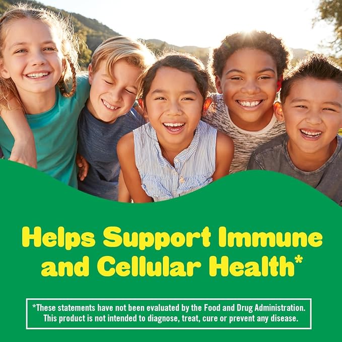 L’il Critters Immune C Daily Gummy Supplement Vitamin for Kids, Vitamin C, D and Zinc for Immune Support, Orange, Lemon, Strawberry and Cherry Flavors, 190 Gummies (Packaging May Vary) (Pack of 2)