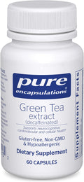 Pure Encapsulations Green Tea Extract (Decaffeinated) | Hypoallergenic Antioxidant Support for All Cells in the Body* | 60 Capsules