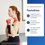 Pure Encapsulations Pantethine | Hypoallergenic Supplement Supports Healthy Lipid Metabolism and Cardiovascular Function | 120 Capsules