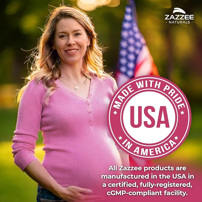 Zazzee Myo & D-Chiro Inositol Ideal 40:1 Ratio with Vitamin D3 & Folate, 120 Vegan Capsules, Hormonal Balance & Cycle Support for Women, Women’s Health Supplement, Non-GMO, Made in the USA