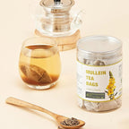 40 Bags Dried Mullein Leaf Tea for Lungs - Lung Detox Cleanse Tea for Smokers - Herbal Mullen Mullien for Breathe Easy - Caffeine-Free, Immune Support