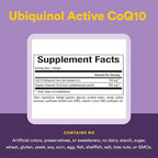 Natural Factors Ubiquinol 100 mg - Supports Heart Health & Natural Vitality - Antioxidant Support Supplement with Superior Absorption - Energy Support with Flaxseed Oil - 30 Softgels (30 Servings)