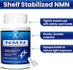 Genex Formulas NMN Supplement 250mg (3 Pack) - 99% Pure Shelf Stabilized Capsules for Increasing NAD Levels, DNA Repair, & Healthy Aging, GMP Certified, 90 Day Supply