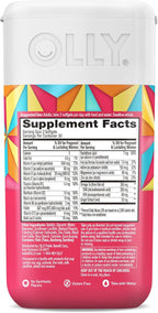OLLY Ultra Strength Prenatal Multivitamin Softgels,Supports Healthy Growth,Brain Development,Iron,Folic Acid,DHA,Vitamins C,E,30 Day Supply-,60 Count (Pack of 2)