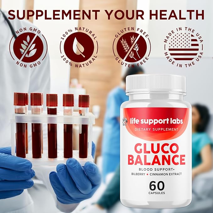 Life Support Labs Capsules, Official LifeSupportLabs Blood Health Pills with All Natural Ingredients, Life Support Labs Advanced Health & Wellness with Premium Vitamins for Women & Men (60 Capsules)
