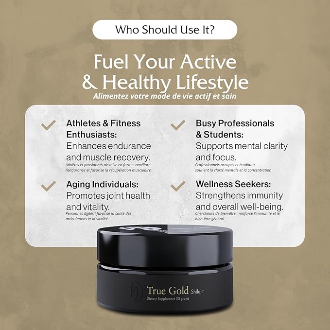 Purblack Pure Himalayan Shilajit Resin - Himalayan and Other Mountain Ranges Gold Infused Shilajit for Men & Women with Over 85+ Trace Minerals for Energy & Immunity | 60 Servings | USA Made