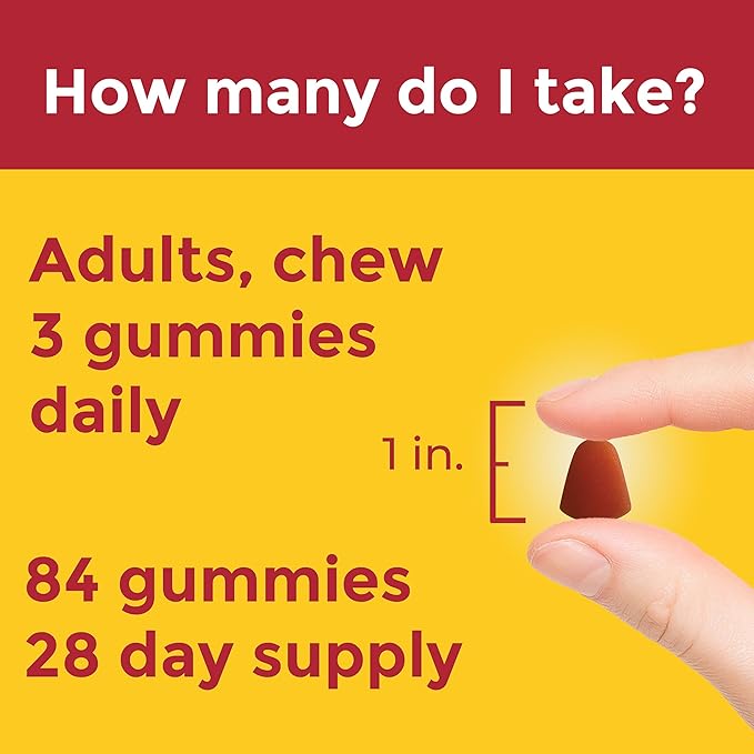 Nature Made Advanced Multivitamin Gummies 50 + for Him, Mens Multivitamins Gummies with Magnesium Citrate, Vitamin D3, Zinc, All 8 B Vitamins, 84 Multi Vitamins, 28 Day Supply,(Pack of 2)