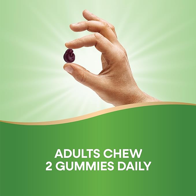 Nature's Way CranRx Cranberry Gummies, Urinary Tract Health Support*, 100% Whole Cranberry Fruit Concentrate with D-Mannose, Vitamin C, 50 Gummies (Packaging May Vary)