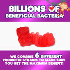 Probiotic for Kids - Natural Immune Support & Digestive Health Supplement - Nature's Daily Children's Probiotic Gummy for Ages 4+ Vegan, Gluten, Soy & Dairy Free - Berry Flavored - 60 Gummies