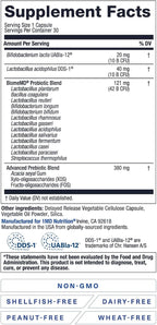 1MD Nutrition BiomeMD Probiotics | 62 Billion CFUs, 15 Comprehensive Strains - Pro & Prebiotics | Doctor-Formulated for Digestive Health & Immune Support | 30 Capsules