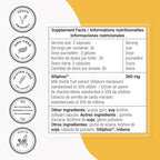 Supersmart - Silyplus 360mg per Day (Patented) - with Silymarin Milk Thistle Supplement - Siliphos Phytosomes | Non-GMO & Gluten Free - 90 Vegetarian Capsules