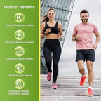 Potassium Citrate 1000mg, Potassium Supplement for Leg Cramps, Muscle & Heart Health, Vegan, Non-GMO, Gluten Free, 90 Capsules