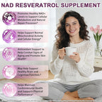 NAD+ Supplements for Men & Women, Extra Strength NMN Alternative Liposomal Nad⁺ Supplement with Resveratrol Quercetin for Cellular Energy & NAD+ Levels, Fast Absorption Liquid NAD Plus丨NON-GMO, 2Fl Oz