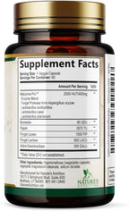 Digestive Enzymes - Super Digestive Multi Enzyme Complex for Bloating & Gut Health Support with Bromelain, Papain, Probiotics & Prebiotics - Digestion Health Support for Women & Men - 60 Capsules