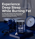 InnoSupps Night Shred Fat Burner and Natural Sleep Support | Ashwaganda, 5-HTP, CLA, Melatonin | Appetite Suppressant | Weight Loss Support Nighttime Fat Burning (60 Vegetarian Capsules)