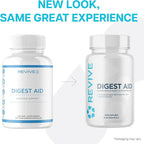 Revive MD Digest Aid, Digestive Support Supplement for Men & Women - Comprehensive Digestive Enzyme Blend with Probiotics & Prebiotics for Gut Health & Healthy Digestion (90 Capsules, 90 Servings)