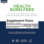 FREEDA Riboflavin Vitamin B2 Tablets – 50mg – Optimized Dose for Energy & Nervous System Support – Kosher, Vegan, GF B2 Vitamins Supplement – VIT B 2 for Brain & Metabolism (100 Ct)