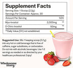 Myo-Inositol & D-Chiro Inositol Supplement Powder for Women | Hormonal Balance & Healthy Ovarian Function Support | Vitamin B8 | Great Alternative to Capsules | 40:1 Ratio | 30 Servings