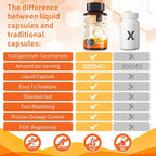 Kroppssund Tocotrienols 800mg Supplement | Rich in Vitamin E Tocotrienols | Cardiovascular, Antioxidant, Cellular Energy Production - 120 Liquid Capsules