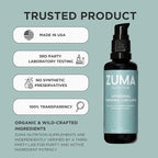 Zuma Nutrition Liposomal Turmeric Curcumin Drops, Vegan Natural Liquid Tonic with Black Pepper Extract for Joint, & Liver Health Support, Herbal Supplement for Men & Women, 60 ML Bottle
