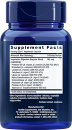 Life Extension Enhanced Super Digestive Enzymes, 60 Vegetarian Capsules (Pack of 2)