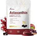 VivoNu Astaxanthin 24mg – Powerful Antioxidant Support for Skin, Eyes & Immune System – 10-in-1 Formula with Lycopene, Grape Seed, Vitamin E & Zinc – Triple Strength, 240 Softgels