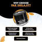 Pakshilajit® Pure Himalayan Shilajit Resin 45 Days Sun Dried & Gold Graded Shilajit Above 18000FT | Purified & Organic, 85 Plus Natural Minerals, Rich in Fulvic & Humic Acid for Men & Womens (15Gram)