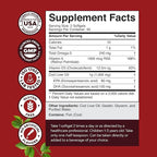 Icelandic Wild Caught Cod Liver Oil Softgels - Fish Omega 3, EPA, DHA, Vitamin D & A, 1000mg Per Serving - Burpless Capsules for Heart, Joint, Brain & Immune Support - 100 Count