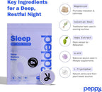 peppy Sleep Patches 30 Day Supply - Nighttime Herbal Patch with Valerian, Hops & Natural Botanicals - Gentle Restful Sleep Aid Transdermal Patch for Adults - Relaxation Support