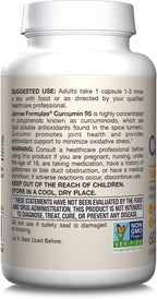 Jarrow Formulas Curcumin 95 Supplement - Turmeric Extract Supplement, 500 mg for Antioxidant & Joint Support, 60 Capsules