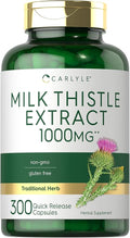 Carlyle Milk Thistle | 300 Capsules | Non-GMO, Gluten Free Extract