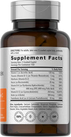 Horbaach B Complex Vitamins for Women and Men | 150 Caplets | with Folic Acid & Vitamin C | Non-GMO & Gluten Free Supplement