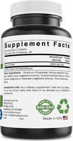 Brieofood Myo Inositol 2000 mg per Serving - 60 Tablets - 3rd Party Lab Tested (Pack of 2)