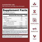 Goli World’s First Renew NAD+, 60 Count – Nicotinamide Riboside (NR) – Cellular Energy & Healthy Aging Support – Vegan, Non-GMO, Gelatin-Free Liquid-Center Gummies