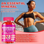 Magnesium Glycinate Gummies 600mg, Chewable Sugar Free Potassium Magnesium Gummies with Magnesium Glycinate, Vitamin D, B6, and CoQ10 for Zzz, Relaxation, Brain and Muscle, 60 Days Supply