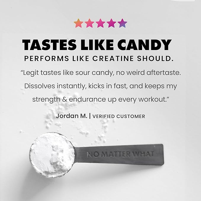 Gains in Bulk Instantized Creatine Monohydrate for Men & Women, Soluble Pre Workout Powder, Supports Muscle Building, Strength and Performance, Bodybuilding Supplements, Sour Gummy, 30 Servings
